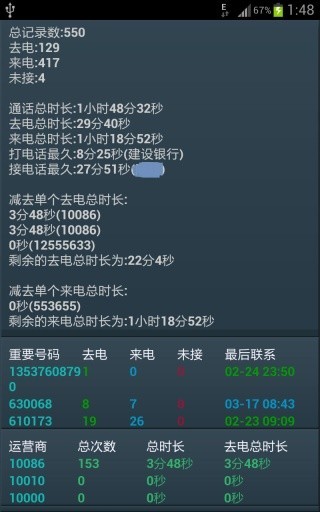 通话记录器(Call Log Monitor)手机免费版截图